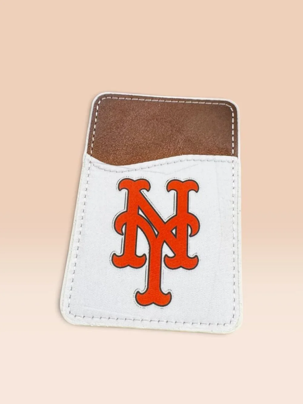New York Mets Phone Wallet, Stick-On Card Holder for Smartphones